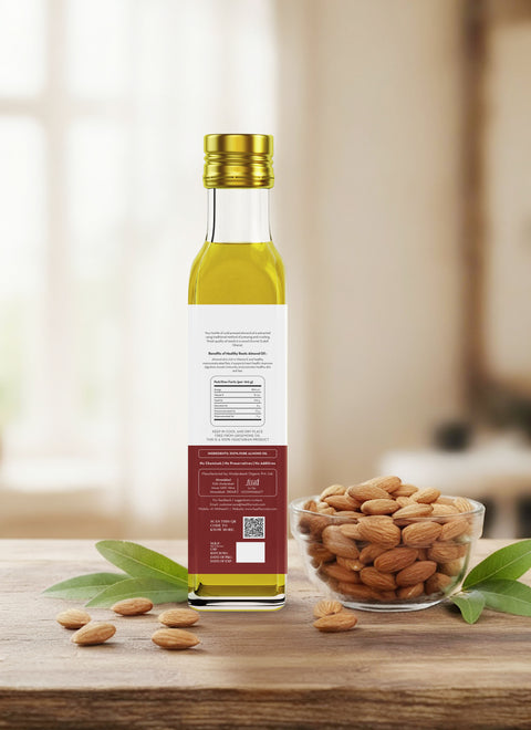 Cold Pressed Virgin Almond Oil – Organic & Natural