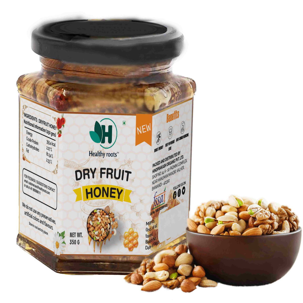 Dry Fruits Honey Healthyroots