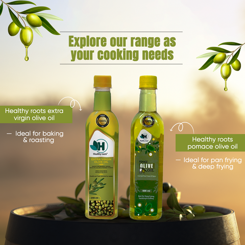 Cold Pressed Pomace Olive Oil - Healthy & Versatile for Cooking
