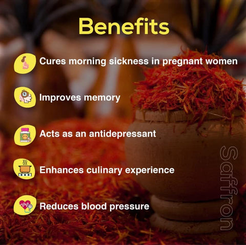 Benefits Kashmiri Saffron Threads
