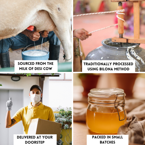 A2 Desi Cow Ghee | Healthy roots