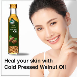 Cold pressed walnut Oil for Skin