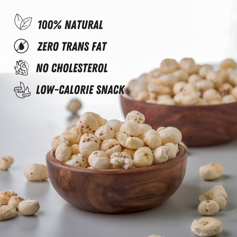 Roasted Makhana with Rock Salt