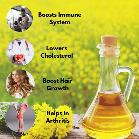 Cold Pressed Mustard Oil for Health