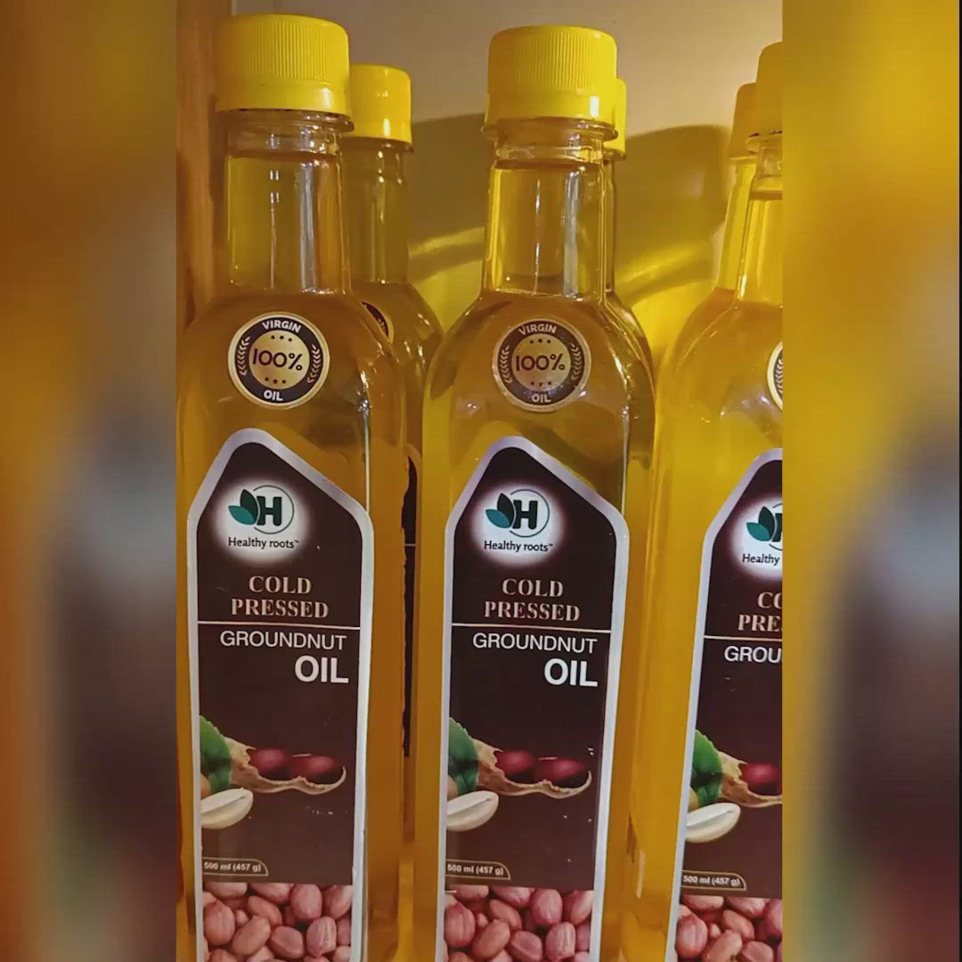 Wood Cold Pressed Groundnut Oil In India At Best Price