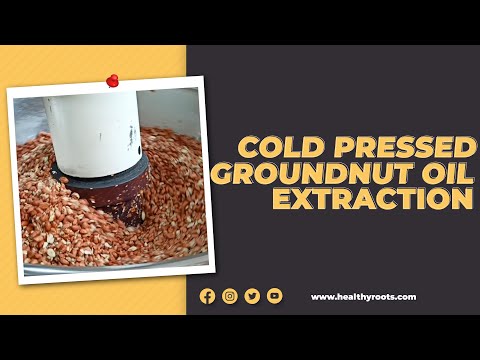 Cold pressed groundnut oil | Video