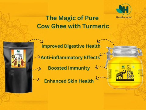 Pure Cow Ghee with Turmeric