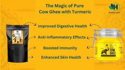 Pure Cow Ghee with Turmeric