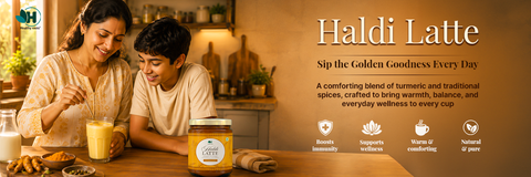 Healthy Roots Haldi Latte or turmeric latte powder