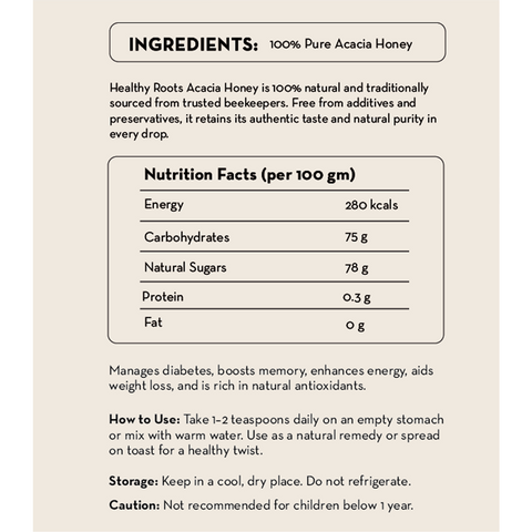 Acacia Raw Honey
