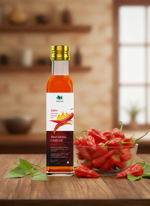 Bhut Jolokia Chilli Oil | Cold Pressed Oil Assam