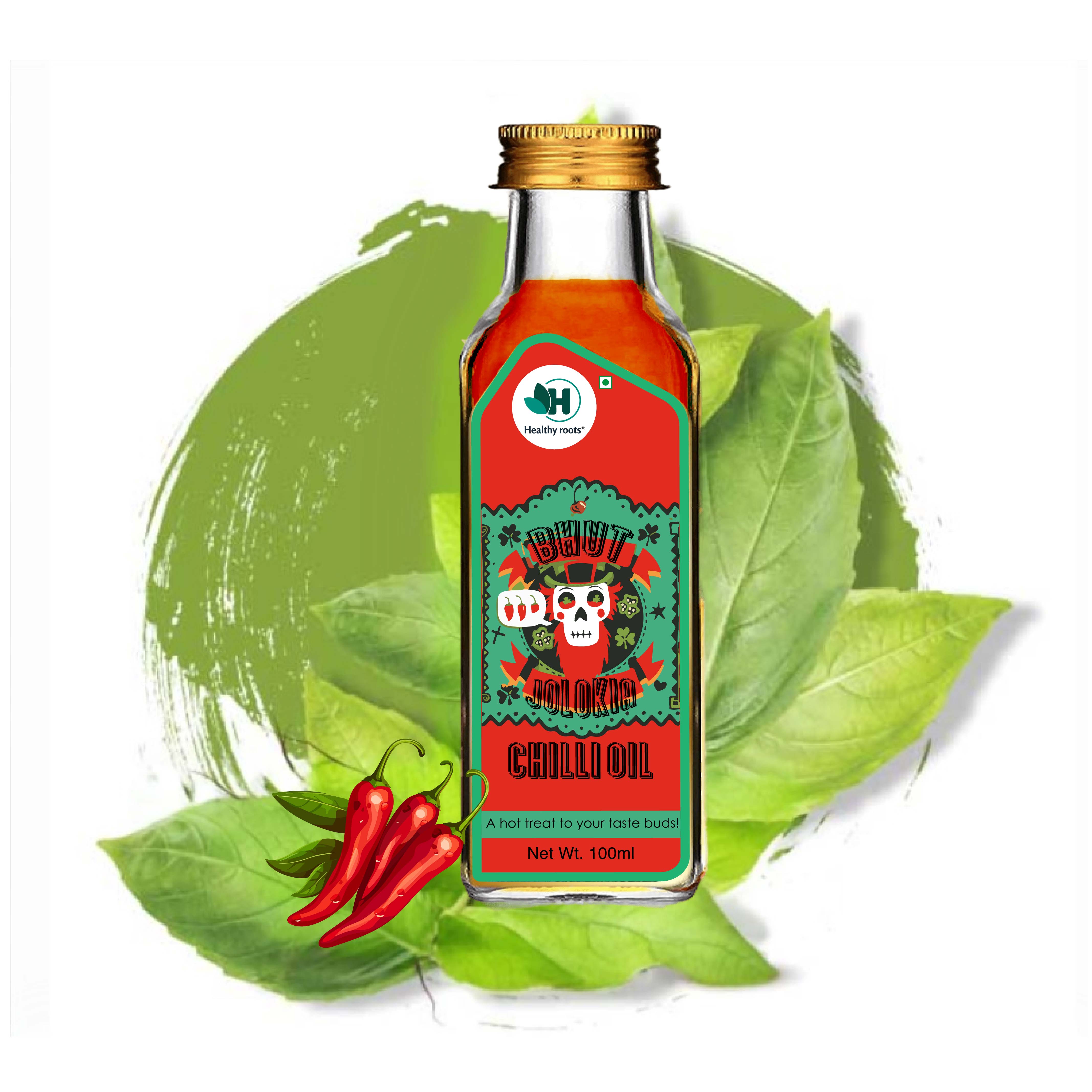 Bhut Jolokia Chilli Oil | Cold Pressed Oil Assam