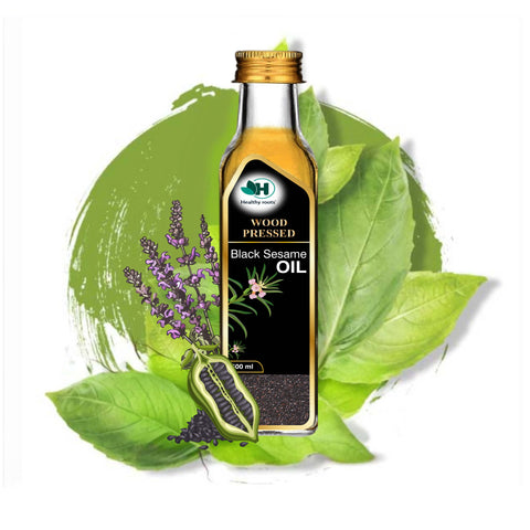 Cold Pressed Black Sesame (Gingelly) Oil – Pure Black Til for Hair Care