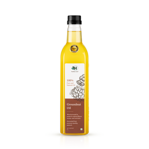 Cold Pressed Groundnut or Peanut Oil – Pure, Natural, & Organic