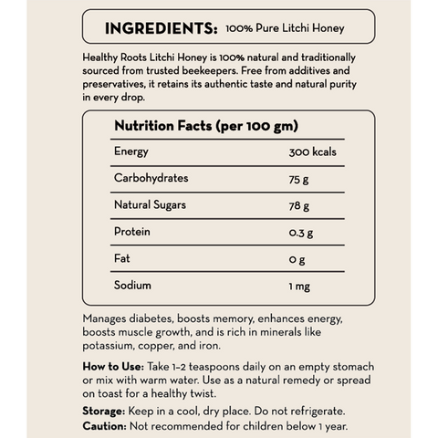 Litchi Raw Honey