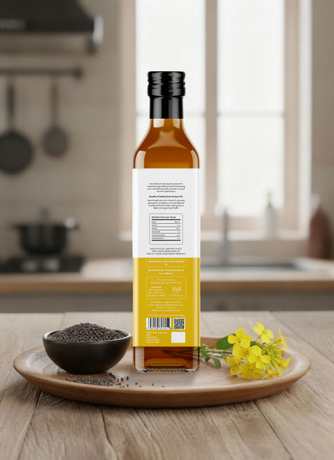 Cold Pressed Organic Mustard Oil Online | Made from A1 Grade Seeds