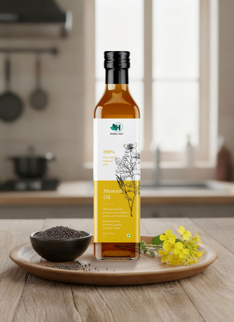Cold Pressed Organic Mustard Oil Online | Made from A1 Grade Seeds