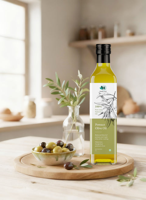 Cold Pressed Pomace Olive Oil - Healthy & Versatile for Cooking