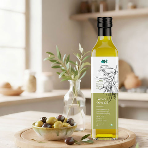 Cold Pressed Pomace Olive Oil - Healthy & Versatile for Cooking