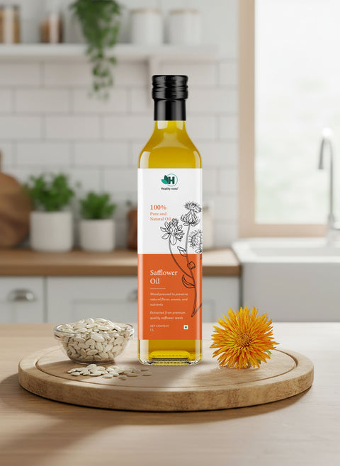 Cold Pressed Safflower (Kardai) Oil | Pure & Organic