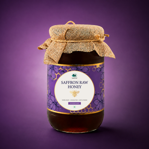 Saffron Honey |  100% Authentic and Natural Kesar Honey