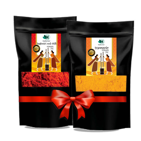 Kashmiri Red Chilli Powder & Turmeric Powder