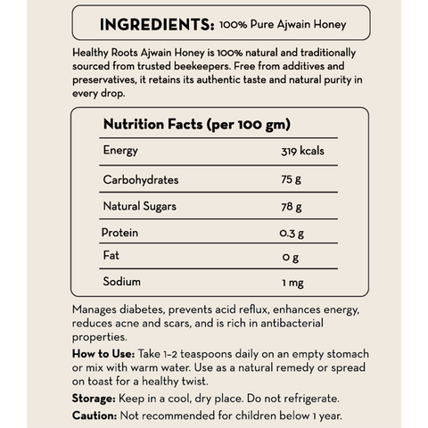 Ajwain Raw Honey