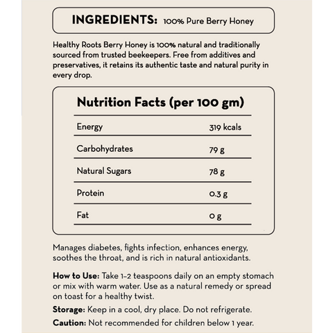 Berry Raw Honey