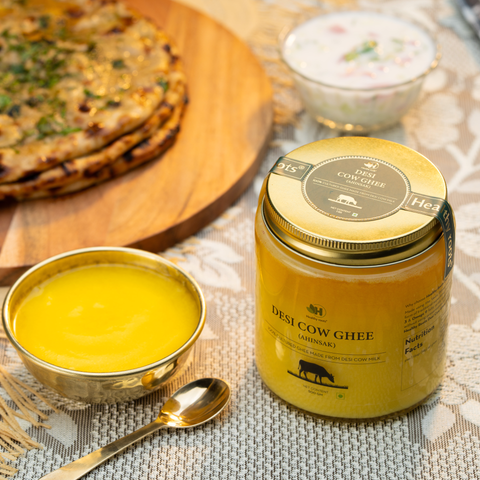 Best A2 Desi Cow Ghee in India | 100% Pure A2 Bilona Ghee | Healthy Roots