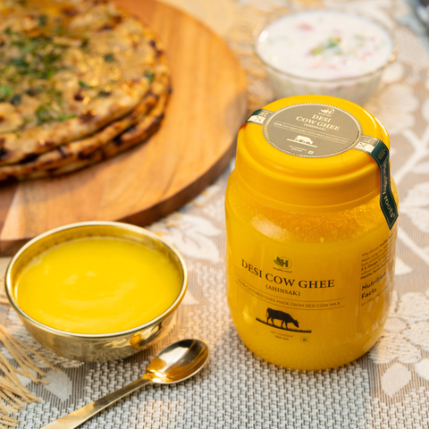 Best A2 Desi Cow Ghee in India | 100% Pure A2 Bilona Ghee | Healthy Roots