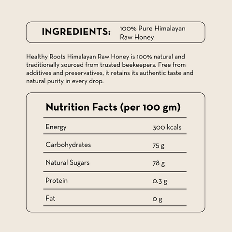Himalayan Raw Honey 500gm | Himalayan Honey