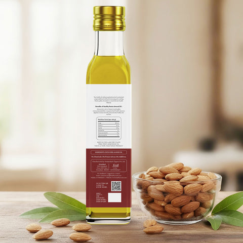 Cold Pressed Virgin Almond Oil – Organic & Natural