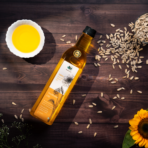Cold Pressed Sunflower Oil Online | 100% Natural & Best Price