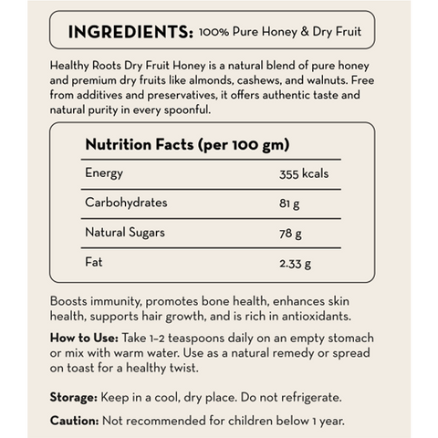 Dry Fruits Honey