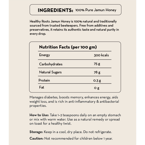 Jamun Raw Honey