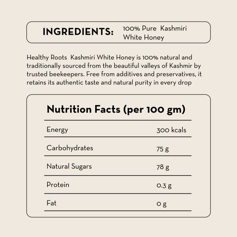 Kashmiri White Honey