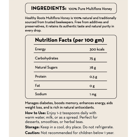 Multiflora Raw Honey