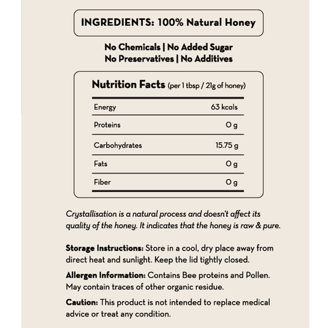 Natural Raw Honey 100% Pure
