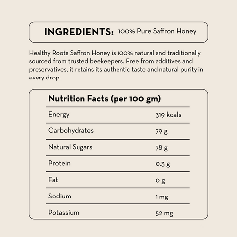 Saffron Honey |  100% Authentic and Natural Kesar Honey