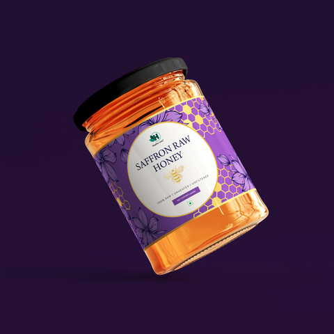 Saffron Honey |  100% Authentic and Natural Kesar Honey