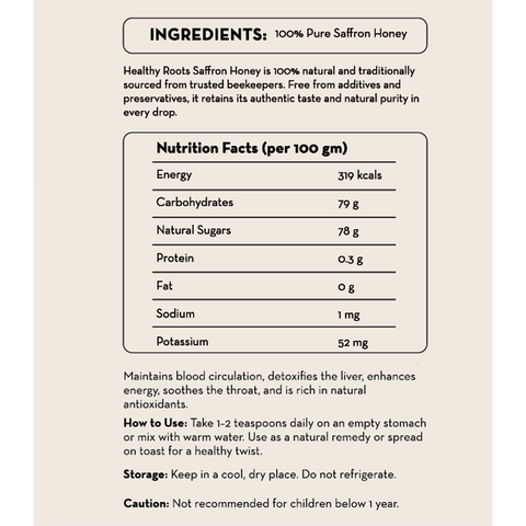 Saffron Honey |  100% Authentic and Natural Kesar Honey