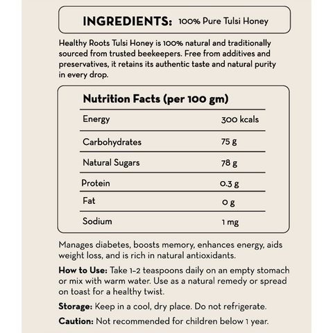 Tulsi Raw Honey