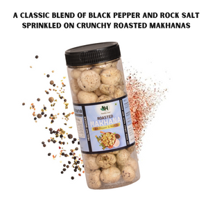 Roasted Makhana Black Pepper And Rock Salt