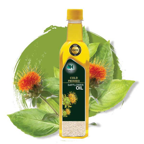 Cold pressed safflower oil