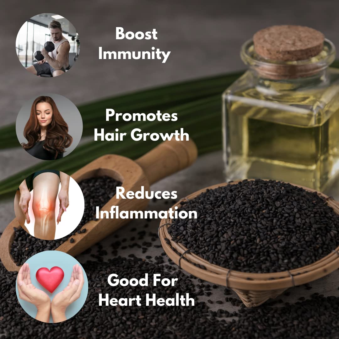 Black Sesame Oil from Healthy Roots