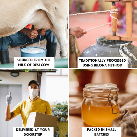 A2 Desi Cow Ghee | Healthy roots 