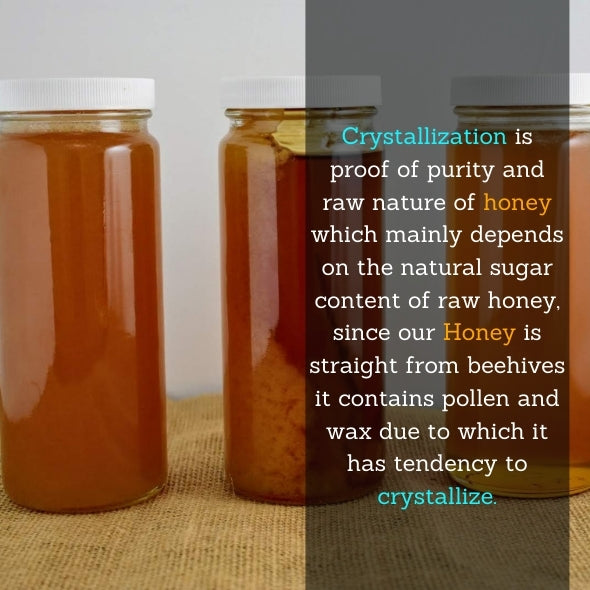 Raw Honey with crystallization property 