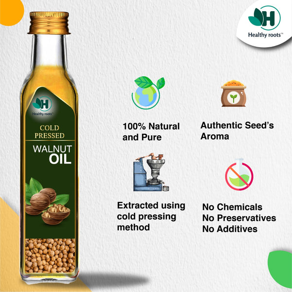 Best cold pressed walnut oil in mumbai Healthy roots Healthyroots