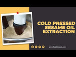 Load and play video in Gallery viewer, Cold Pressed Sesame Oil Video
