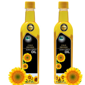 100% Natural Cold Pressed Sunflower Oil | Healthy Roots 